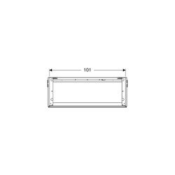 Geberit ONE Unterschrank für Waschtisch, 2 Schubladen, verkürzte Ausladung, 104,5x46... GEBERIT-500386011 4025410572387 (Abb. 1)