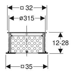 Geberit Pluvia Ergänzungsset begehbar... GEBERIT-359504001 4025416866718 (Abb. 1)