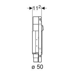 Geberit GIS Set für ONE Waschtisch verkürzte Ausladung, mit UP-Drehgeruchsverschluss... GEBERIT-461483001 4025416608653 (Abb. 1)
