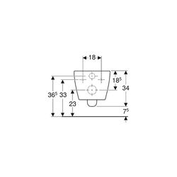 Geberit Wand-Dusch-WC für Unterputzspülkasten, Geberit AquaClean Tuma Alpinweiß/glän... GEBERIT-243308111 4025416545729 (Abb. 1)