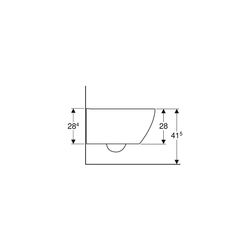 Geberit Wand-Dusch-WC für Unterputzspülkasten, Geberit AquaClean Tuma Alpinweiß/glän... GEBERIT-243308111 4025416545729 (Abb. 1)