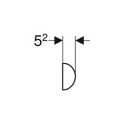 Geberit Kopfstütze universell, Mattgrau... GEBERIT-554904001 4025410590664 (Abb. 1)