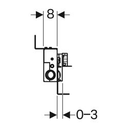 Geberit Kombifix Element für Dusche, mit Wandablauf, für Estrichhöhe am Einlauf 90-2... GEBERIT-457534001 4025416288992 (Abb. 1)