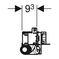 Geberit GIS Element für Dusche, mit Wandablauf, für Estrichhöhe am Einlauf 65-90mm... GEBERIT-461736001 4025416289098 (Abb. 1)