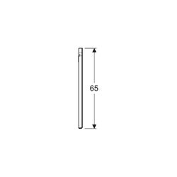 Geberit Option Square Lichtspiegel Beleuchtung beidseitig, Breite 120cm, Höhe 65cm, ... GEBERIT-819220000 4022009327632 (Abb. 1)