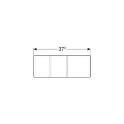 Geberit VariForm Schubladeneinsatz H-Unterteilung, für untere Schublade, 18x14,3x37,... GEBERIT-501157001 4025410746382 (Abb. 1)