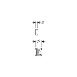 Geberit Set Füße, Traversen, mit Wandanker, für Badewanne aus Sanitäracryl... GEBERIT-554910001 4025410749772 (Abb. 1)