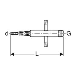 Geberit Rohrzieher Außendurchmesser 14/16/20mm... GEBERIT-650923002 4025410759009 (Abb. 1)