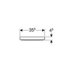 Geberit Renova Plan WC-Sitz Bef. von oben m. Absenkautomatik, o. Quick-Release-Schar... GEBERIT-573085000 4022009284768 (Abb. 1)