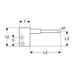 Geberit Anschlussbox d 20mm, d1 16mm, d2 20mm Typ T PE-RT II, Al, PE-RT II... GEBERIT-619371001 4025416600824 (Abb. 1)