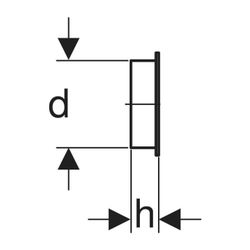 Geberit Schutzdeckel für Steckmuffe Außendurchmesser 110mm... GEBERIT-853619921 4025416048336 (Abb. 1)