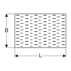 Geberit Isol Flex Schalldämmmatte selbstklebend Länge 118cm, Breite 78cm... GEBERIT-356016001 4025416440635 (Abb. 1)