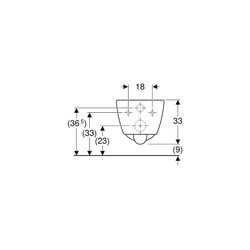 Geberit iCon Wand-WC Tiefspüler, geschlossene Form, Rimfree Tiefe 53cm, Weiß... GEBERIT-501661001 4025410870186 (Abb. 1)