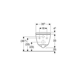 Geberit iCon Set Wand-WC Tiefspüler geschl. Form Rimfree, WC-Sitz T 53cm Absenkaut. ... GEBERIT-501663JT1 4025410652614 (Abb. 1)