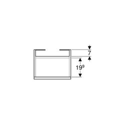 Geberit Renova Plan Unterschrank für Handwaschbecken, 1 Tür, 38,4x60,5x30,8cm, Wasch... GEBERIT-501902JK1 4025410905628 (Abb. 1)