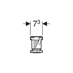 Geberit Set Füße und 4 Traversen, für Duschwannen aus Steinharz, ab 140cm 62,5x9,2–2... GEBERIT-554956002 4025410896124 (Abb. 1)