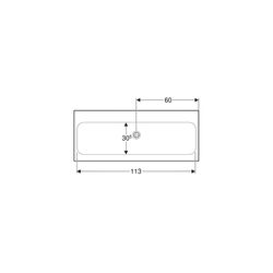 Geberit iCon Light Waschtisch, Breite 120cm, Tiefe 48cm, ohne Hahnloch, ohne Überlau... GEBERIT-501837007 4025410894878 (Abb. 1)