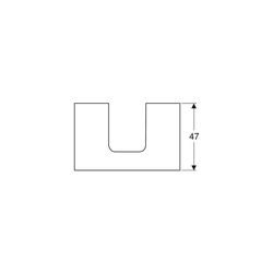 Geberit ONE Waschtischplatte Ausschnitt mittig, für Aufsatzwaschtisch Schalenform, 7... GEBERIT-505272006 4025410936318 (Abb. 1)