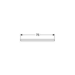 Geberit ONE Waschtischplatte Ausschnitt mittig, für Aufsatzwaschtisch rechteckig, 75... GEBERIT-505282001 4025410936615 (Abb. 1)