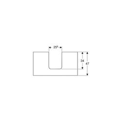 Geberit ONE Waschtischplatte Ausschnitt mittig, für Aufsatzwaschtisch Schalenform, 9... GEBERIT-505273001 4025410936332 (Abb. 1)