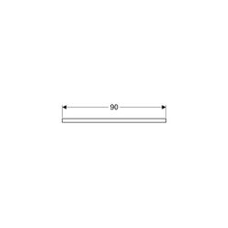 Geberit ONE Waschtischplatte Ausschnitt links, für Aufsatzwaschtisch Schalenform, 90... GEBERIT-505293003 4025410936981 (Abb. 1)