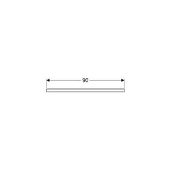 Geberit ONE Waschtischplatte Ausschnitt links, für Aufsatzwaschtisch rechteckig, 90x... GEBERIT-505303005 4025410937216 (Abb. 1)