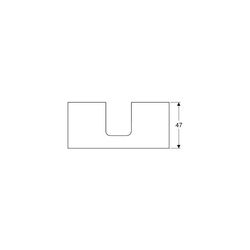 Geberit ONE Waschtischplatte Ausschnitt mittig, für Aufsatzwaschtisch Schalenform, 1... GEBERIT-505274007 4025410936462 (Abb. 1)