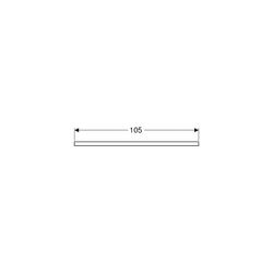 Geberit ONE Waschtischplatte Ausschnitt mittig, für Aufsatzwaschtisch rechteckig, 10... GEBERIT-505284007 4025410936813 (Abb. 1)