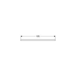 Geberit ONE Waschtischplatte Ausschnitt links, für Aufsatzwaschtisch Schalenform, 10... GEBERIT-505294001 4025410937032 (Abb. 1)