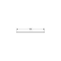 Geberit ONE Waschtischplatte Ausschnitt links, für Aufsatzwaschtisch rechteckig, 105... GEBERIT-505304007 4025410937308 (Abb. 1)