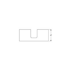Geberit ONE Waschtischplatte Ausschnitt mittig, für Aufsatzwaschtisch Schalenform, 1... GEBERIT-505275007 4025410936530 (Abb. 1)