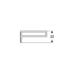 Geberit P-Träger für Geberit ONE Waschtischplatte verchromt... GEBERIT-505700001 4025410949967 (Abb. 1)