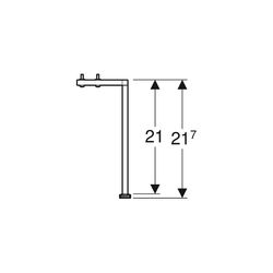 Geberit Set Füße Höhe 21,7cm, Hochglanz verchromt... GEBERIT-502330001 4025410941862 (Abb. 1)