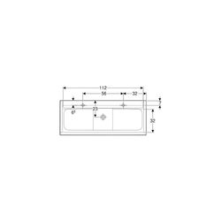 Geberit iCon Set Möbelwaschtisch schmaler Rand 2 Schubladen Ansch. 120cm KeraTect We... GEBERIT-502334013 4025410941985 (Abb. 1)