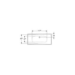 Geberit Renova Rechteckbadewanne Duo 180x80cm, Gesamtvolumen 218l... GEBERIT-554209011 4025410949769 (Abb. 1)