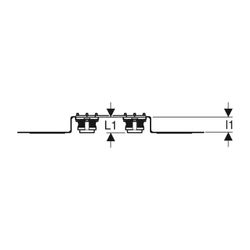 Geberit PushFit Anschlussdose 90 Grad mit Schnellkupplung, vormontiert, Außendurchme... GEBERIT-650790003 4025410947772 (Abb. 1)