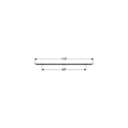 Geberit iCon Griff Hochglanz verchromt, Breite 118,1cm... GEBERIT-502362001 4025410944436 (Abb. 1)