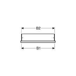 Geberit ONE Spiegelschrank mit Nische und ComfortLight, 1 Tür links, UP-Montage, H 9... GEBERIT-505820002 4025410520104 (Abb. 1)