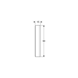 Geberit ONE Spiegelschrank mit Nische und ComfortLight, 1 Tür links, AP-Montage, H 9... GEBERIT-505830002 4025410520371 (Abb. 1)