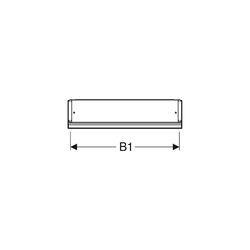 Geberit ONE Spiegelschrank mit Nische und ComfortLight, 1 Tür links, AP-Montage, H 9... GEBERIT-505830002 4025410520371 (Abb. 1)