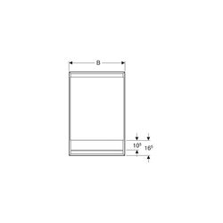 Geberit ONE Spiegelschrank mit Nische und ComfortLight, 1 Tür links, UP-Montage, H 9... GEBERIT-505820002 4025410520104 (Abb. 1)