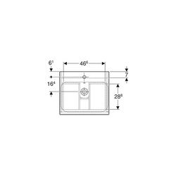Geberit Renova Plan Set Möbelwaschtisch 55cm, Unterschr., 1 Schubl./1 Innenschubl., ... GEBERIT-501914001 4025410905345 (Abb. 1)