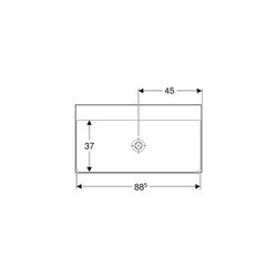 Geberit ONE Waschtisch Abgang vertikal, Breite 90cm, Tiefe 48cm, ohne Hahnloch, ohne... GEBERIT-505021013 4025410953704 (Abb. 1)