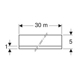Geberit GIS Dämmstreifen und Trennstreifen, 461036001... GEBERIT-461036001 4025416040712 (Abb. 1)