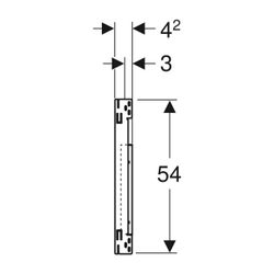Geberit Duofix Montageplatte für Waschtisch, Nennbreite 90cm, für Trockenbau, mit Un... GEBERIT-111953001 4025410948373 (Abb. 1)
