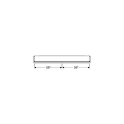 Geberit ONE Spiegelschrank mit ComfortLight, 2 Türen, AP-Montage, Höhe 90cm B 120cm,... GEBERIT-505815001 4025410935236 (Abb. 1)