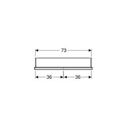 Geberit ONE Spiegelschrank mit Nische und ComfortLight, 2 Türen, UP-Montage, H 90cm ... GEBERIT-505822002 4025410935328 (Abb. 1)