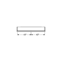 Geberit ONE Spiegelschrank mit ComfortLight, 2 Türen, AP-Montage, Höhe 90cm B 90cm, ... GEBERIT-505813002 4025410935168 (Abb. 1)