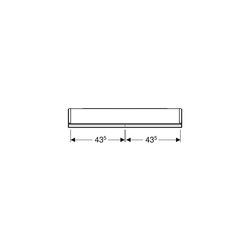 Geberit ONE Spiegelschrank mit Nische und ComfortLight, 2 Türen, AP-Montage, H 90cm ... GEBERIT-505833002 4025410935564 (Abb. 1)