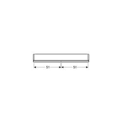 Geberit ONE Spiegelschrank mit ComfortLight, 2 Türen, AP-Montage, Höhe 90cm B 105cm,... GEBERIT-505814002 4025410935205 (Abb. 1)